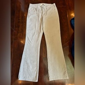 Levi's Corduroy Mid-rise Bootcut Jeans - Cream Colored